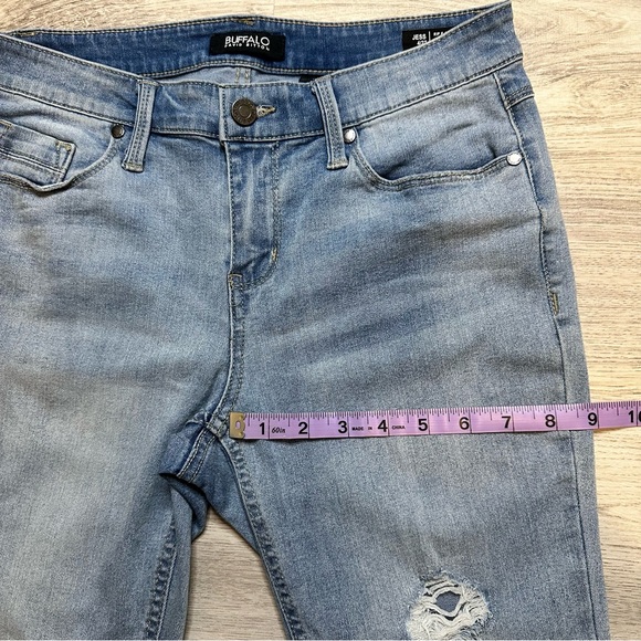 💝Buffalo Jess Rip & Repair Mid-Rise Skinny Women's Jean Size 4 / 27 - Picture 8 of 15